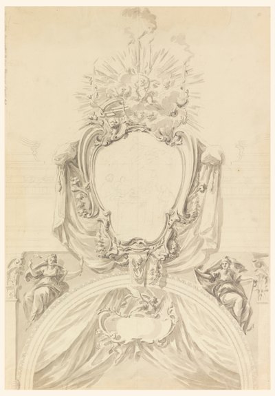 Decoration of an Arched Portal by Carlo Marchionni