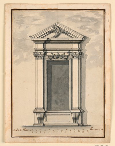 Design for a Window Frame by Carlo Marchionni