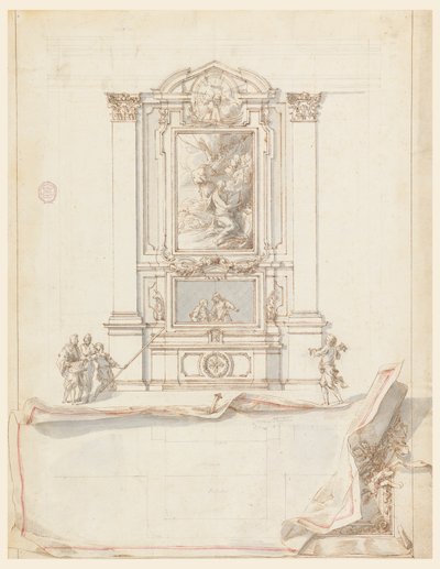 Design for an Altar by Carlo Marchionni