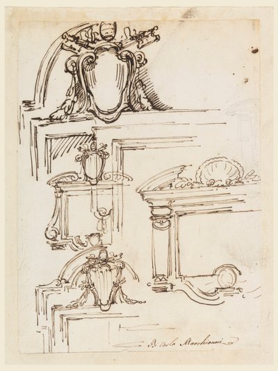 Six Sketches for Tablet Frames by Carlo Marchionni