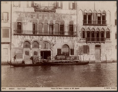 Da Mosto Palace and the Ferry SS Apostoli by Carlo Naya