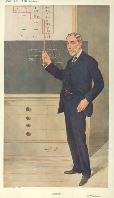 Dr Lyon Playfair, Chemistry, Vanity Fair Cartoon by Carlo Pellegrini