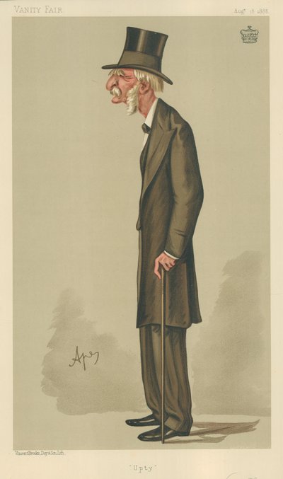 General Viscount Templetown, Upty, 18 August 1888, Vanity Fair Cartoon by Carlo Pellegrini