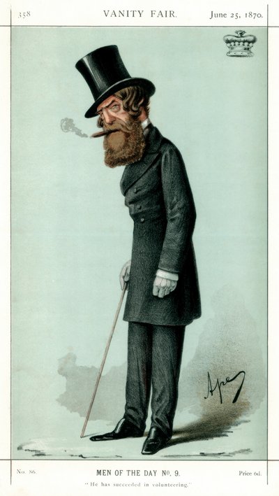 He Has Succeeded in Volunteering, Viscount Ranelagh by Carlo Pellegrini