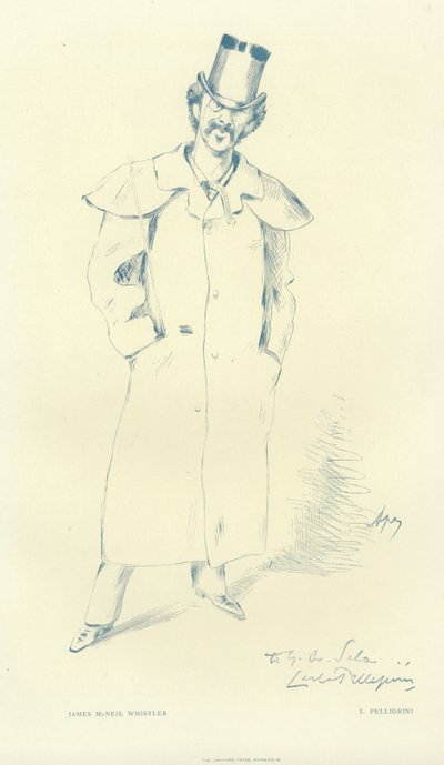 James Abbott McNeill Whistler by Carlo Pellegrini