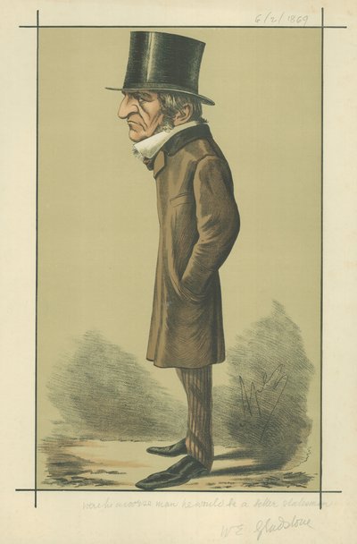 Mr William Ewart Gladstone by Carlo Pellegrini