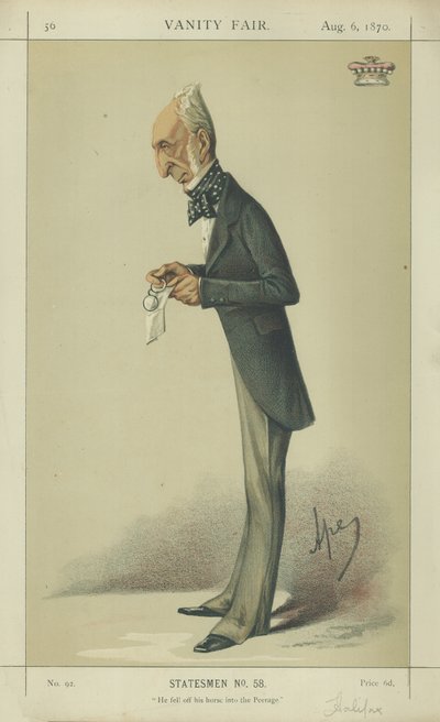 Sir Charles Wood, Lord Halifax by Carlo Pellegrini