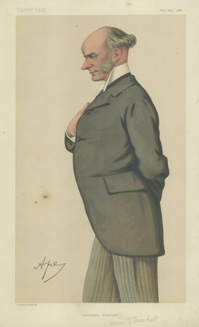 The Right Hon David Plunket by Carlo Pellegrini