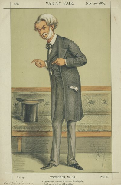 The Right Hon Lord John J R Manners by Carlo Pellegrini