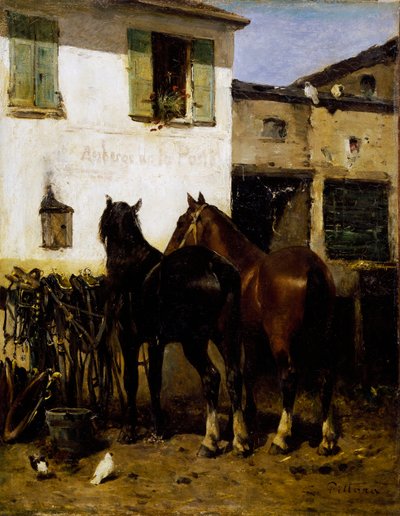 Post-Horses by Carlo Pittara