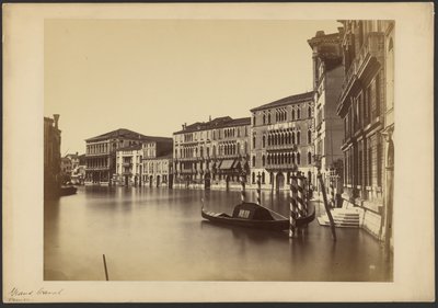 Grand Canal from Grimani Palace at San Polo by Carlo Ponti