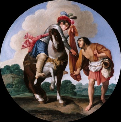 Saint Martin and a beggar, c. 1608-1610 by Carlo Saraceni