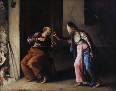 The denial of St. Peter by Carlo Saraceni