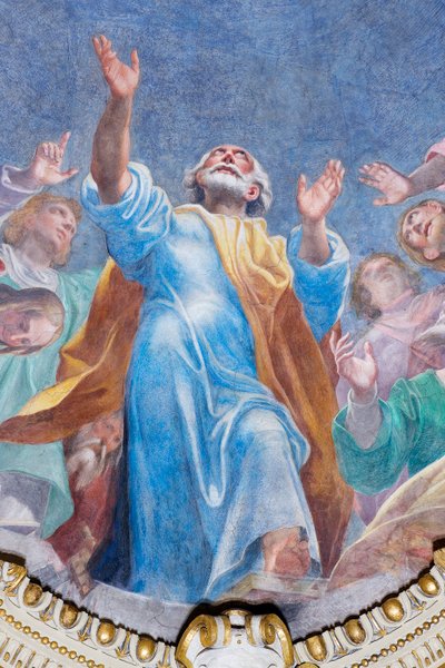 Descent of the Holy Spirit on the Twelve Apostles (detail) by Carlo Urbino
