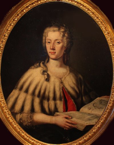 Portrait of Laura Bassi 1711-1778 by Carlo Vandi