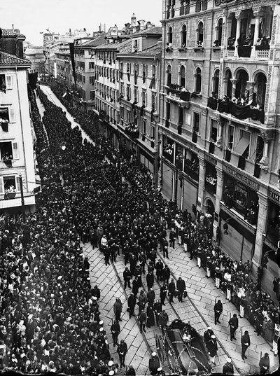 Funeral of the Archduke of Austria Franz Ferdinand, on 2 July 1914 by Carlo Wulz