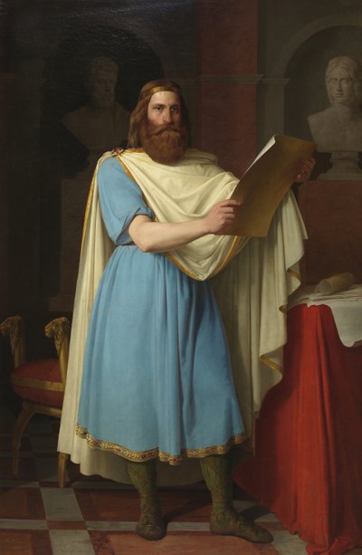 Alaric II, Visigothic King by Carlos María Esquivel y Rivas