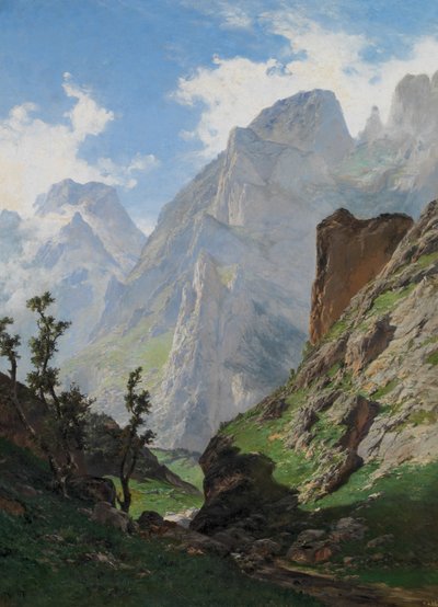 The Mancorbo Pass in Picos de Europa by Carlos de Haes