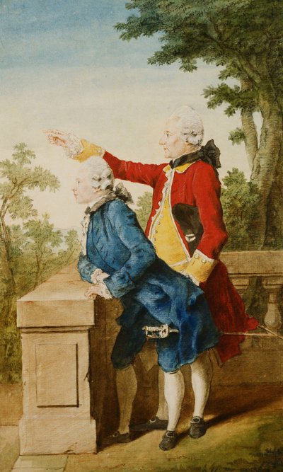 The Prince of Saxe-Gotha with His Tutor, Baron d