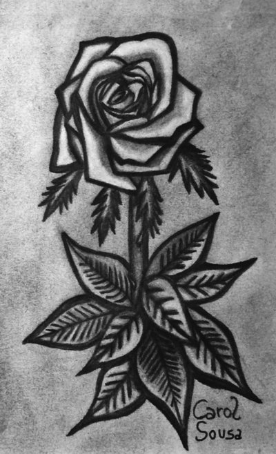 White Rose -2020 by Carol Sousa Cuello