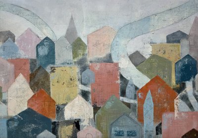 Whimsical Village Houses by Carolina Gårdheim