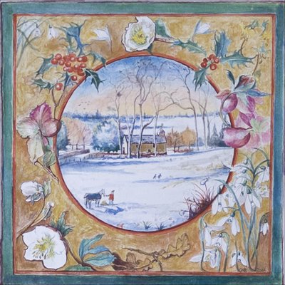 Christmas Morning, Little Somborne, 2007 by Caroline Hervey Bathurst