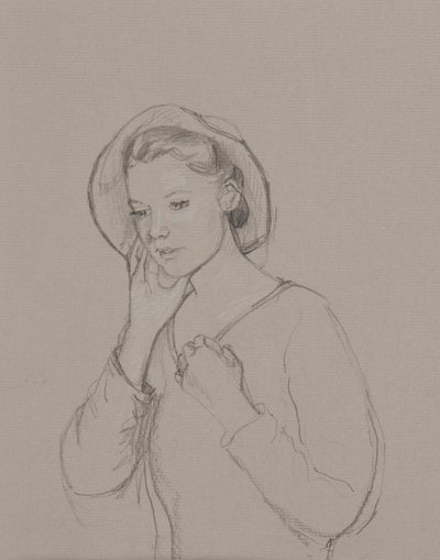 Study for Elizabeth Bennet, 2011 by Caroline Hervey Bathurst