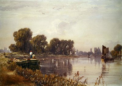 View of the Thames by Caroline Lucy Scott