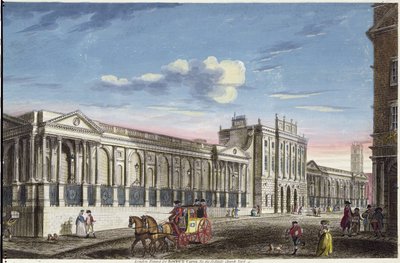 Bank of England, Threadneedle Street (engraving by Bowles and Carver) by Carrington Bowles and Samuel Carver