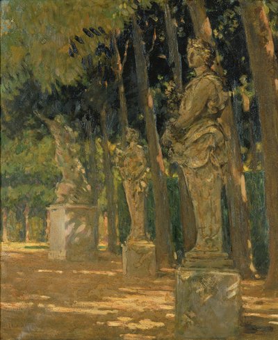 Carrefour at the End of the Tapis Vert, Versailles, 1913 by Carroll Beckwith