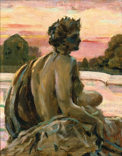 One of the Figures at the Parterre d