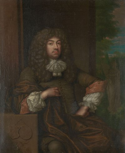 Portrait of Jan Boudaen Courten by Caspar (after) Netscher