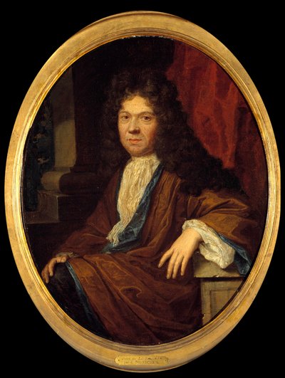 Portrait of Jean de la Bruyere (1645-1696), French moralist by Caspar (attr. to) Netscher