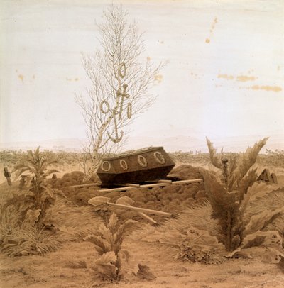 At the Edge of the Grave by Caspar David Friedrich
