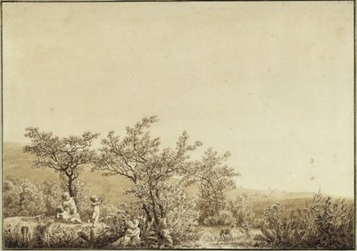 Spring - Morning - Childhood (from the cycle of seasons, times of day and ages of life of 1803) by Caspar David Friedrich