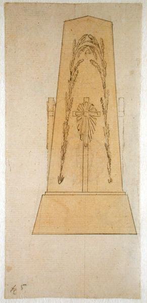 Design for a Monument by Caspar David Friedrich