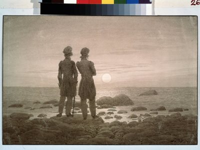 Two Men at the Seashore by Caspar David Friedrich