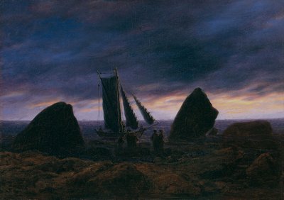 Fishing Boat by the Baltic Sea by Caspar David Friedrich