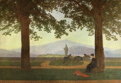 The Garden Terrace by Caspar David Friedrich