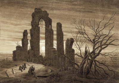 Winter, Night, Old Age and Death (excerpt from the cycle of the hours of the day and the ages of man) by Caspar David Friedrich
