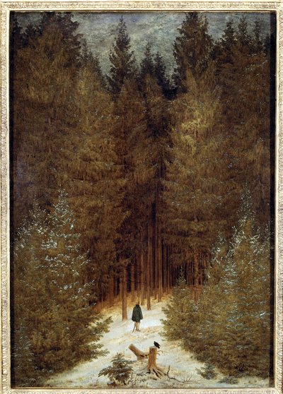 Hunter in the Forest by Caspar David Friedrich