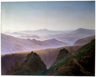 Morning in the Mountains by Caspar David Friedrich
