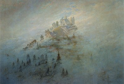 Morning mist in the mountains by Caspar David Friedrich