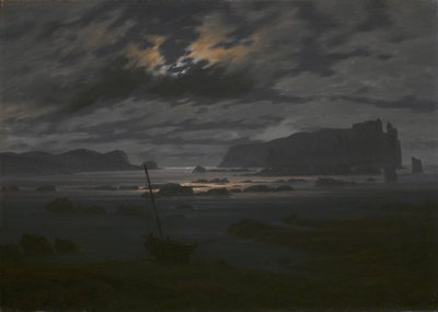 Northern Sea in the Moonlight, c1823 by Caspar David Friedrich
