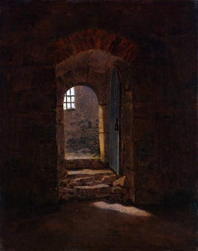 Entrance Gate of the Royal School of Meissen by Caspar David Friedrich