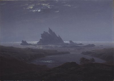 Rocky Reef on the Sea Shore by Caspar David Friedrich