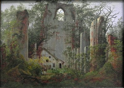 Ruins of Eldena Monastery near Greifswald by Caspar David Friedrich