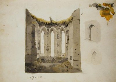 Ruins of a Gothic Choir, 4th July 1810 by Caspar David Friedrich