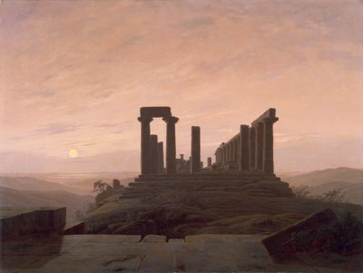 The Temple of Juno in Agrigento by Caspar David Friedrich
