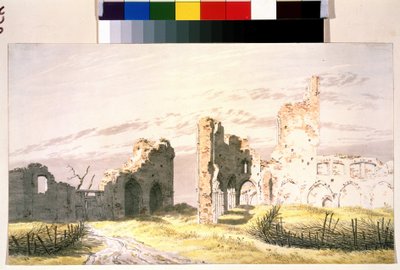 A Monastery at Elden by Caspar David Friedrich